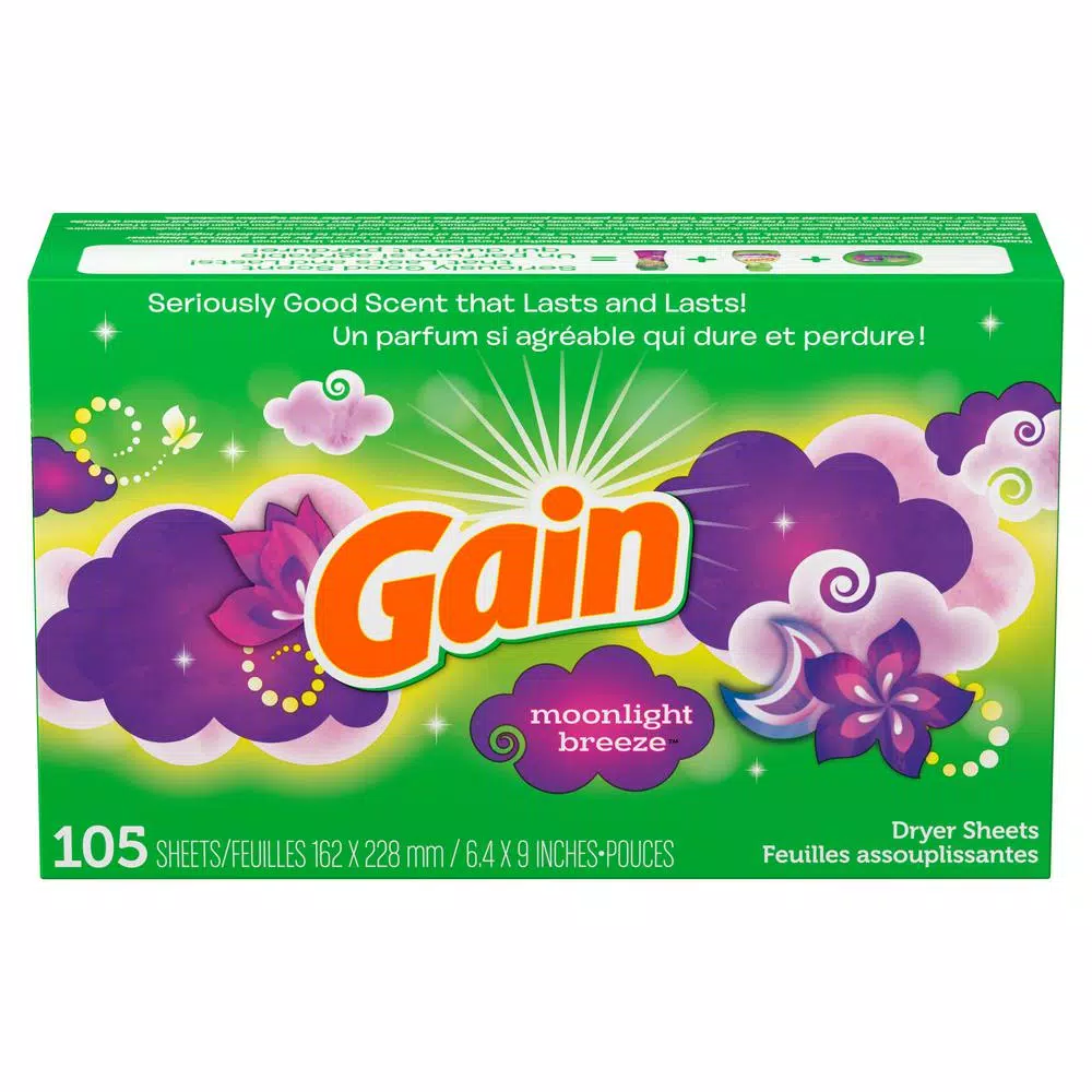 Gain Moonlight Breeze Dryer Sheets, 105-Count