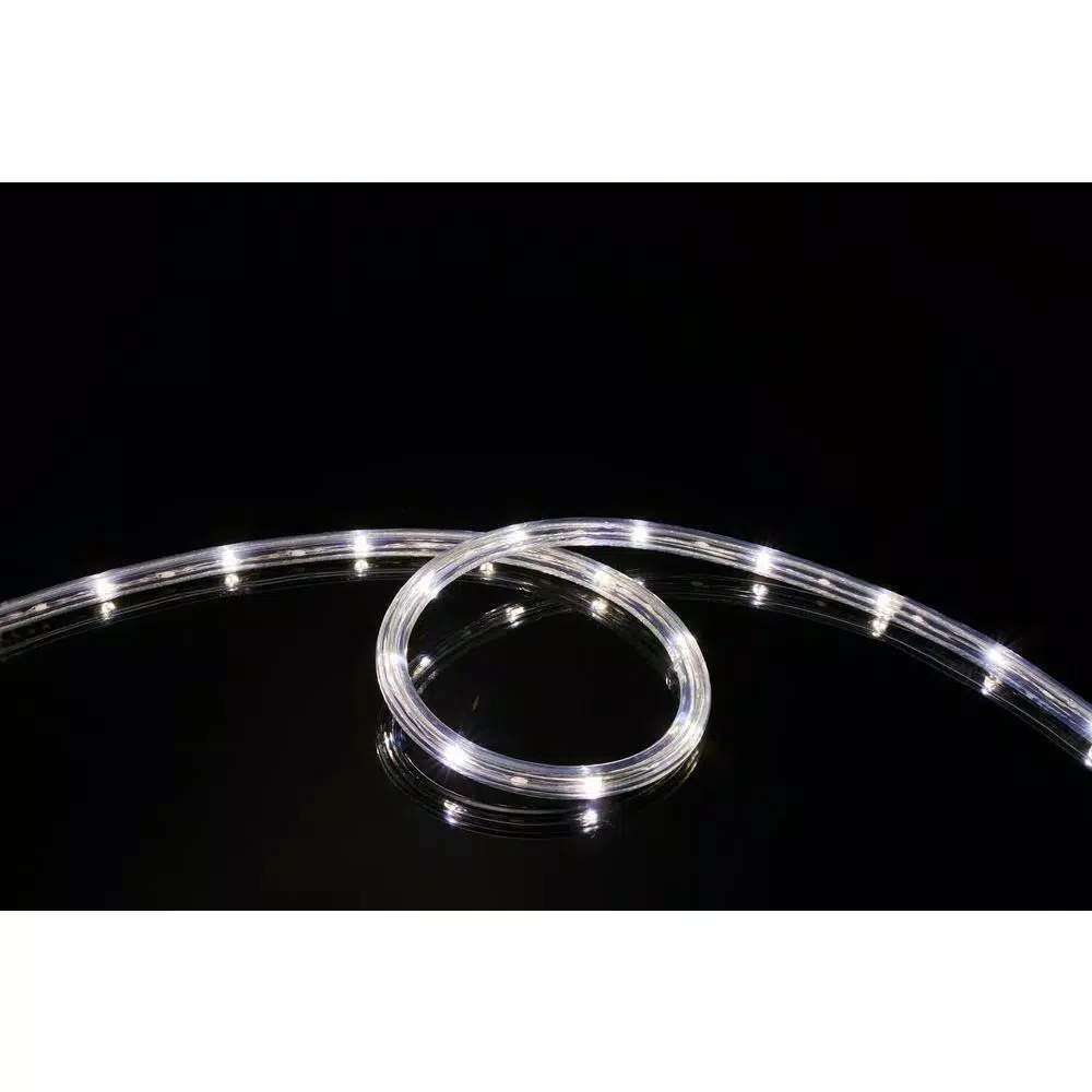 DEERPORT DECOR 4-Pack 48 ft. LED Rope Light Set, 324-Light Cool White, Indoor/Outdoor Specialty Lights