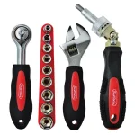 Best Value 77-Piece Hand Tool Set with Ergonomic Ratchet, Sockets, and Magnetic Chrome Vanadium Steel Bits thumbnail 2
