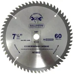 GRIP TIGHT TOOLS Grip Tight Professional 7-1/4 in. 60-Tooth Tungsten Carbide Tipped Circular Saw Blade (25-Pack) thumbnail 4
