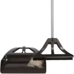WISP 3-Piece Broom and Dustpan Set with Telescoping Handle and Bristle Seal Technology - Gray thumbnail 6
