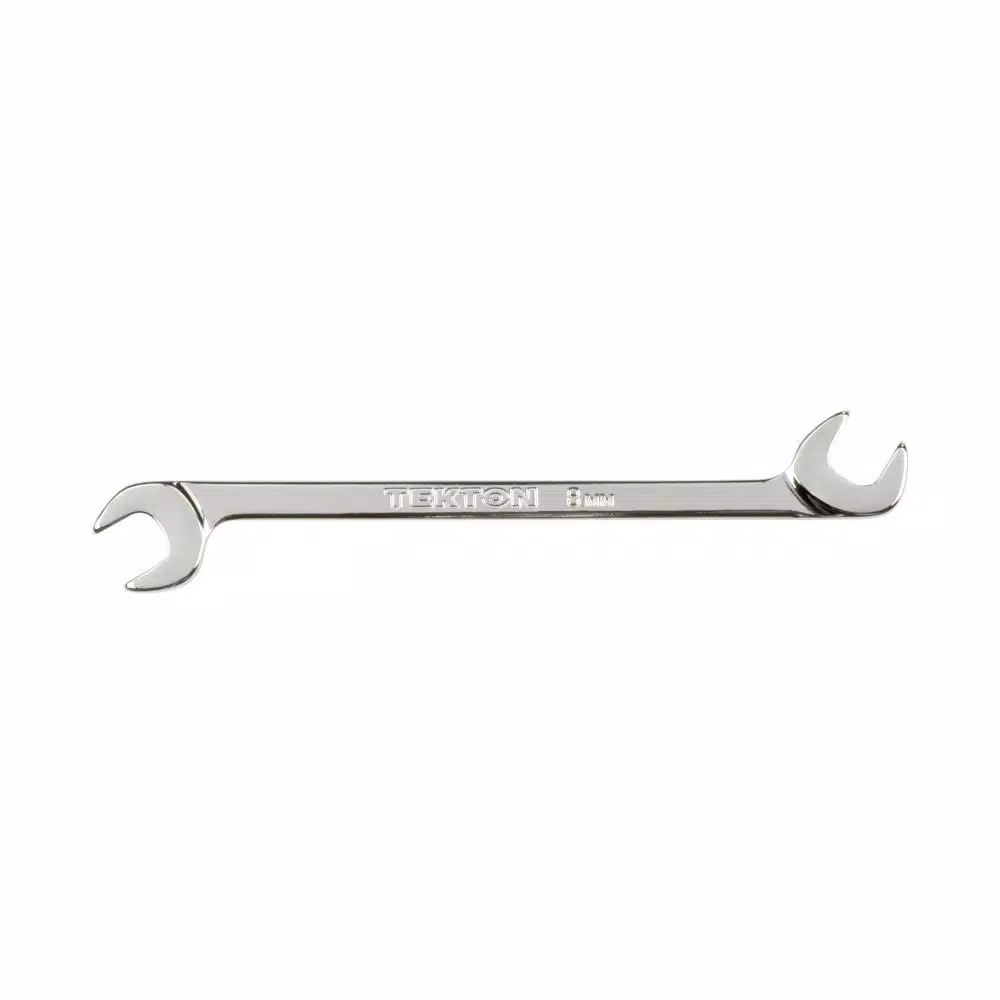 TEKTON 8 mm Angle Head Double Open End Wrench, 60° Offset