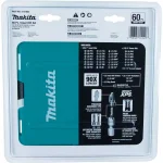 Makita ImpactXPS 60-Piece Impact Rated Bit Set, Hex Shank Alloy Steel Screwdriver Bits thumbnail 4