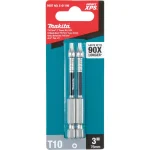 Makita ImpactXPS T10 Torx 3 in. Power Bits, 2-Pack thumbnail 3