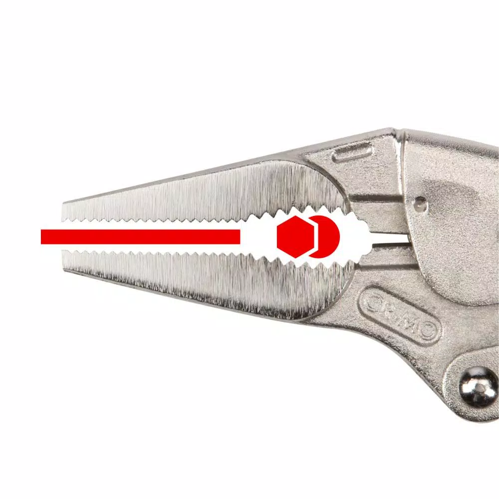 TEKTON 2-Piece Curved Jaw and Long Nose Locking Pliers Set