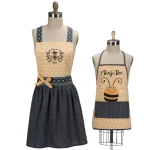 Kay Dee Queen Bee Yellow Cotton Hostess and Child Apron Set thumbnail 1