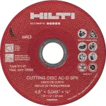 Hilti Ultimate SPX Zirconium Cutting Disc 5 in. x 0.040 in. x 7/8 in. (25-Pack) thumbnail 1