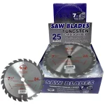 GRIP TIGHT TOOLS Grip Tight Classic 7-1/4 in. 24-Tooth Tungsten Carbide Tipped Circular Saw Blade (25-Pack) thumbnail 3