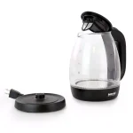 Better Chef 1.7L Cordless Electric Glass Tea Kettle with Blue LED Lights, 7.2 Cup Capacity thumbnail 4