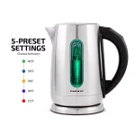 Ovente KS58 1.7L Stainless Steel Electric Kettle with Touch Screen Control Panel thumbnail 4