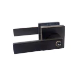 Design House The Design House Karsen Keyed Entry Door Lever, Oil Rubbed Bronze thumbnail 2