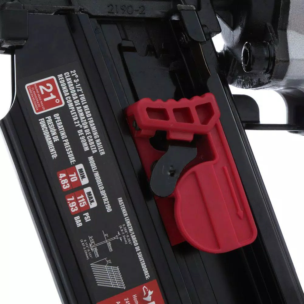 Husky 2-Piece Pneumatic 21-Degree Framing Nailer and Mini Palm Nailer Kit
