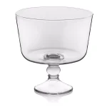 Libbey Selene 9 in. Glass Trifle Bowl, 96 oz Footed Pedestal Serving Bowl, Clear thumbnail 4