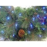 Starlite Creations 9 ft. Blue LED Ultra Slim Wire String Lights, 36-Light Battery Operated (Bundle of 2) thumbnail 4