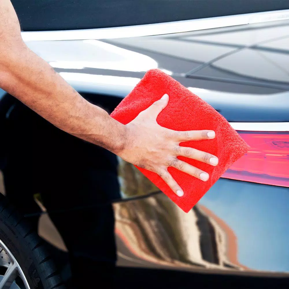 Barrett-Jackson Wash and Dry Car Care Kit with Microfiber Mitt and Towels