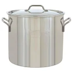 Bayou Classic 40 qt. Stainless Steel Brew Kettle and Stock Pot with Lid thumbnail 1