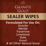 Granite Gold Sealer Wipes for Natural Stone Surfaces thumbnail 8