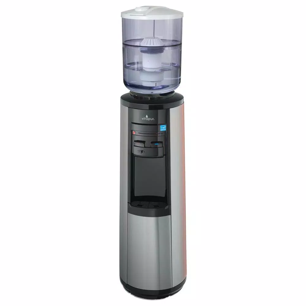 VITAPUR Stainless Steel Top Load Water Cooler Dispenser with Kettle Feature, Hot/Room/Cold