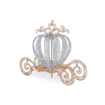Home Accents Holiday 4 ft. LED Twinkling Carriage Yard Decoration - Silver Holiday Display thumbnail 5