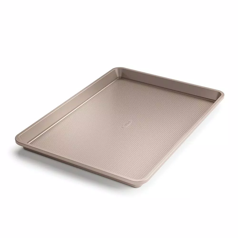 OXO Good Grips Non-Stick Pro 5-Piece Bakeware Set, Heavy-Gauge Aluminized Steel, Bronze