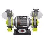 RYOBI 6 in. Bench Grinder with LED Lights, 2.1 Amp thumbnail 2