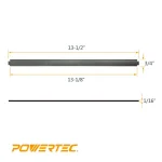 POWERTEC 13 in. High-Speed Steel Planer Knives for Ryobi AP1301 (2-Sets, 4-Knives Total) thumbnail 3