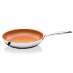 Gotham Steel 12 in. Stainless Steel Non-Stick Ti-Cerama Frying Pan, Induction Compatible thumbnail 1
