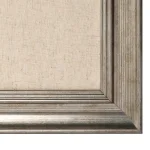 DesignOvation Macon Framed Linen Fabric Pinboard Memo Board - 23 x 29 in. thumbnail 3