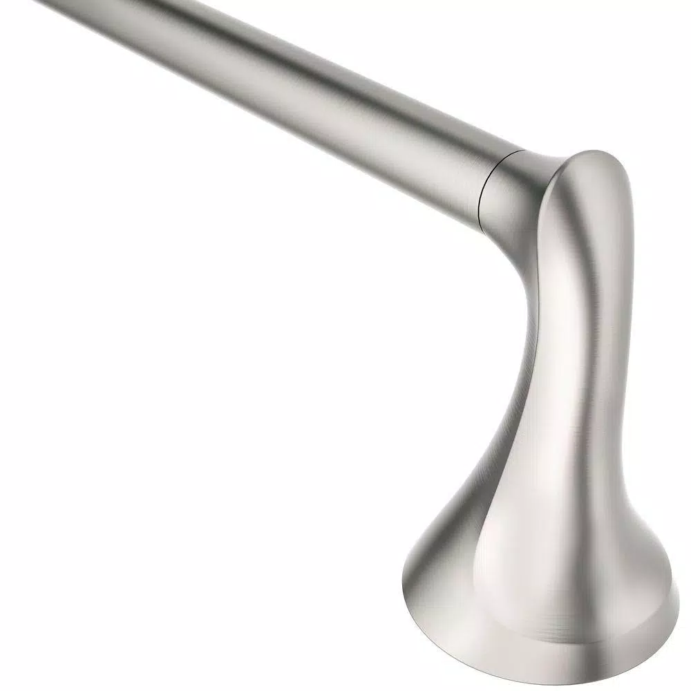 MOEN Darcy 18 in. Single Towel Bar with Spot Resist Brushed Nickel Finish