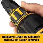 DEWALT 20V MAX XR Brushless Cordless Drywall Screw Gun Kit with (2) 2.0 Ah Batteries & Charger thumbnail 6
