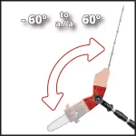 Einhell 18V PXC Cordless 3-in-1 Multi-Tool Kit: Pole Saw, Hedge Trimmer & Telescoping Tool with 3.0 Ah Battery thumbnail 10
