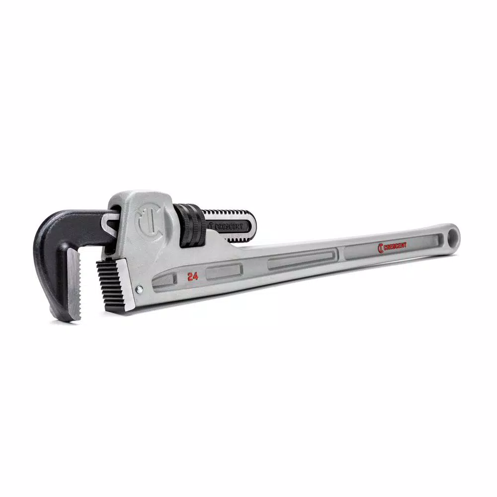 Crescent 24 in. Aluminum Pipe Wrench with K-9 Jaw Teeth
