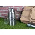 Manna 64 oz. Double Wall Vacuum-Sealed Stainless Steel Keg Growler thumbnail 3