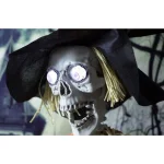 Haunted Hill Farm 5 ft. Animated Skeleton Scarecrow Halloween Prop thumbnail 2