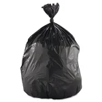 Boardwalk 60 Gal. Black Super-Heavy Grade Can Liners, 1.2 Mil, 100-Count thumbnail 3