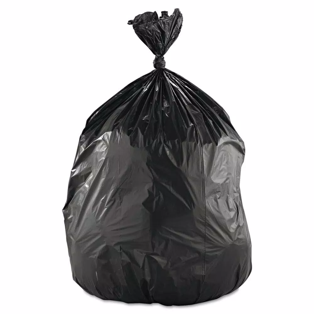 Boardwalk 60 Gal. Black Super-Heavy Grade Can Liners, 1.2 Mil, 100-Count