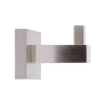 Italia Capri 2-Piece Brushed Nickel Bathroom Hardware Set thumbnail 2
