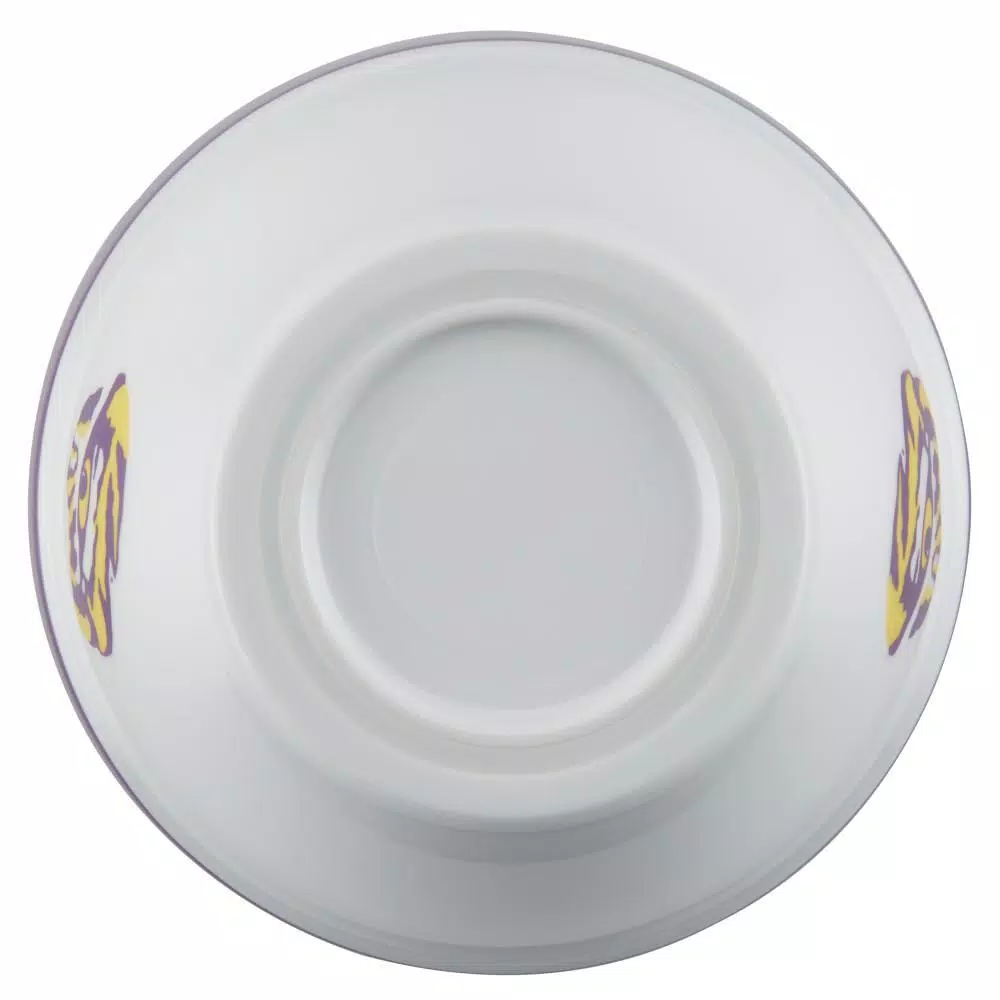College Kitchen Collection LSU Tigers 4-Piece Party Bowl Set, Purple, 8 oz