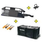 Mockins 500 lb. Capacity Hitch Mount Cargo Carrier Set with Waterproof Bag and Ratchet Straps thumbnail 1