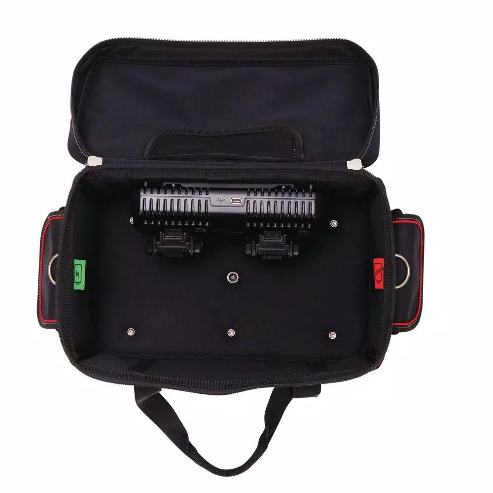 Porter-Cable 20V MAX Dual-Port Charger Storage Bag with 2 1.3Ah Batteries