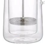 ZASSENHAUS Aroma 6-Cup Double Wall Borosilicate Glass French Press Coffee Maker, 25 fl. oz. thumbnail 2