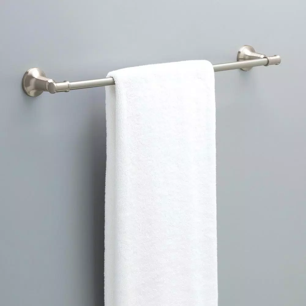 Delta Chamberlain 24 in. Towel Bar in SpotShield Brushed Nickel