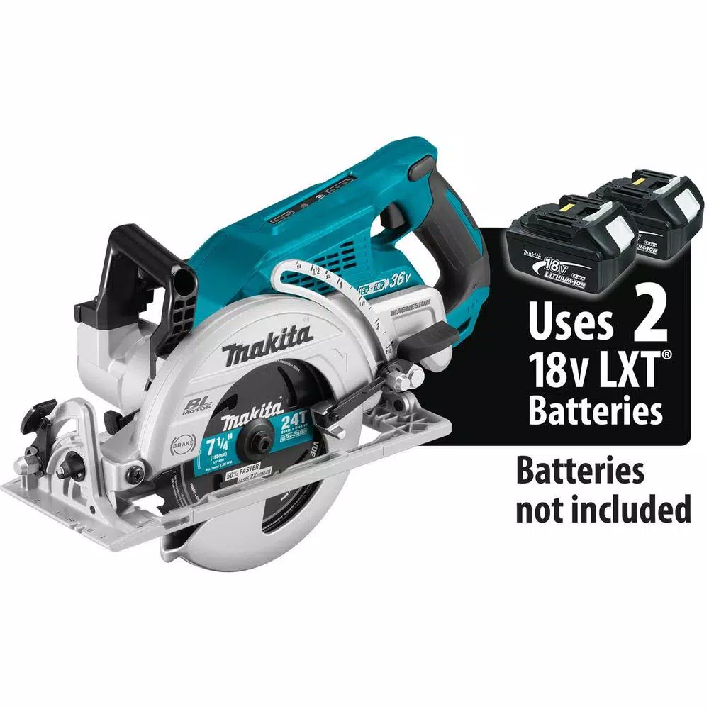 Makita XSR01Z 18V X2 LXT Brushless 7-1/4 in. Rear Handle Circular Saw (Tool Only)