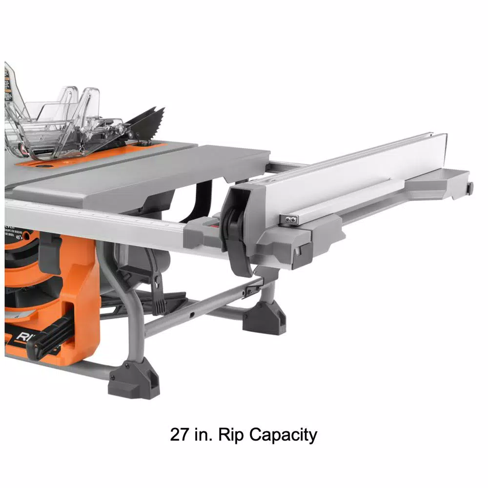 RIDGID 10 in. 15 Amp Table Saw with Folding Stand and SoftStart Technology