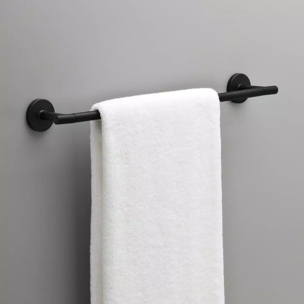 Delta Lyndall 18 in. Single Towel Bar, Matte Black