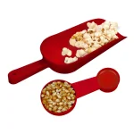 West Bend Popcorn Cart Popcorn Popper with 2.5 oz Non-Stick Stainless Steel Kettle, Red thumbnail 5
