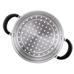 Circulon Momentum 3-Quart Stainless Steel Nonstick Saucepot with Steamer Insert and Glass Lid thumbnail 3