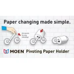 Moen Stockton Freestanding Pivoting Toilet Paper Holder, Brushed Nickel thumbnail 6