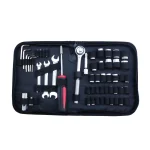Steel Core 53-Piece Hand Tool Kit with Metric and SAE Sockets, Wrenches, and Durable Storage Bag thumbnail 2