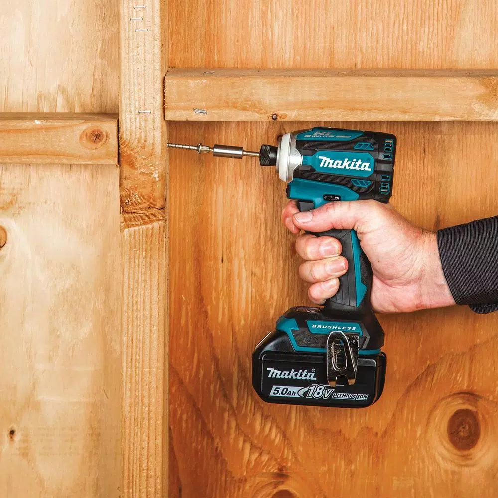 Makita 18V LXT Brushless 4-Speed Impact Driver Kit with ImpactXPS Socket Adapter and Bit Set